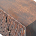 Marina Cabinet, Small - Light Walnut - Bokel Home