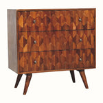 Marina Chest of Drawers, Medium - Chestnut - Bokel Home