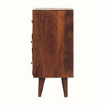 Marina Chest of Drawers, Small - Chestnut - Bokel Home
