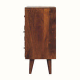 Marina Chest of Drawers, Small - Chestnut - Bokel Home