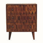 Marina Chest of Drawers, Small - Chestnut - Bokel Home