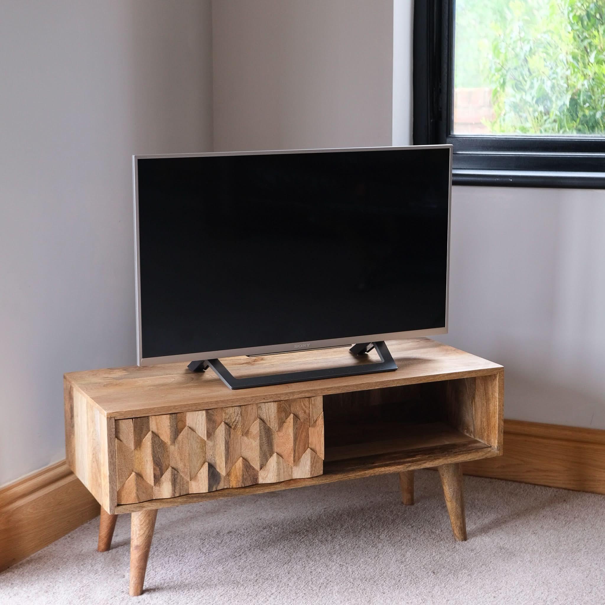 Marina TV Stand - Natural TV Stands - Bokel Home