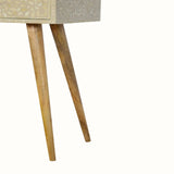Marlo Floral Bone Inlay Console Table Console Tables - Bokel Home