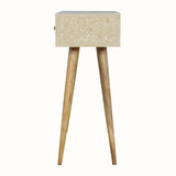 Marlo Floral Bone Inlay Console Table Console Tables - Bokel Home