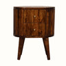 Mellen Bedside Table - Chestnut Bedside Tables - Bokel Home
