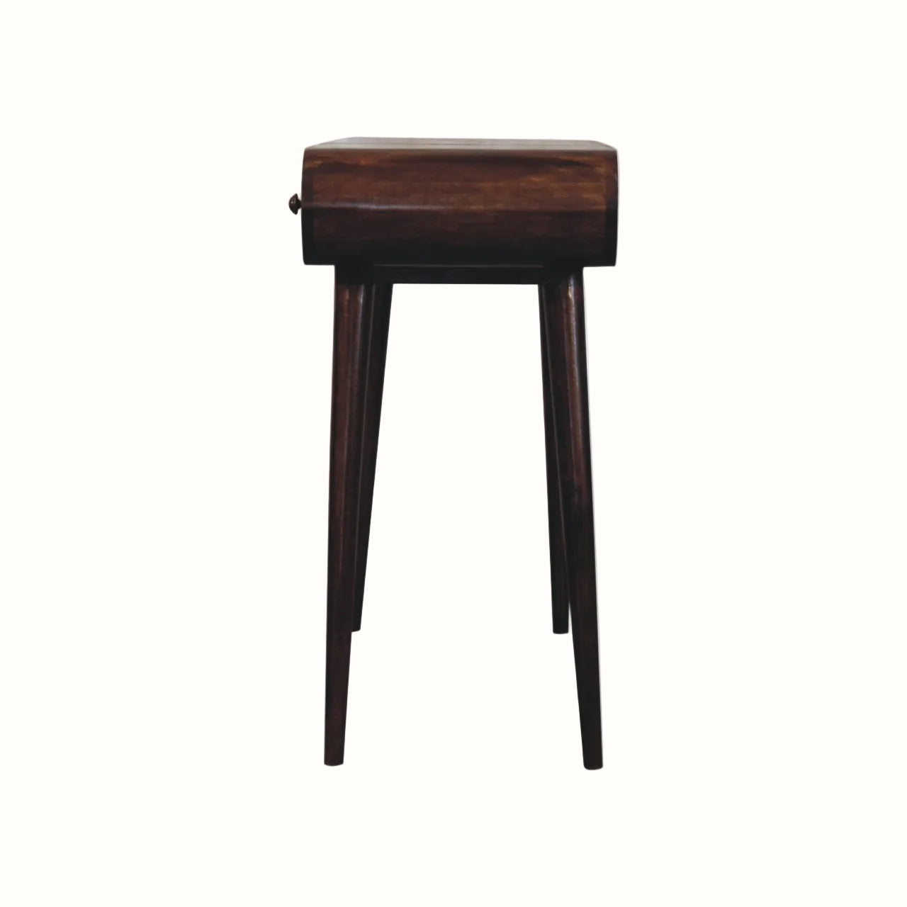 Merrill Dressing Table with Foldable Mirror, Medium - California Walnut