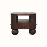 Merrick Fluted Coffee Table - California Walnut Coffee Tables - Bokel Home