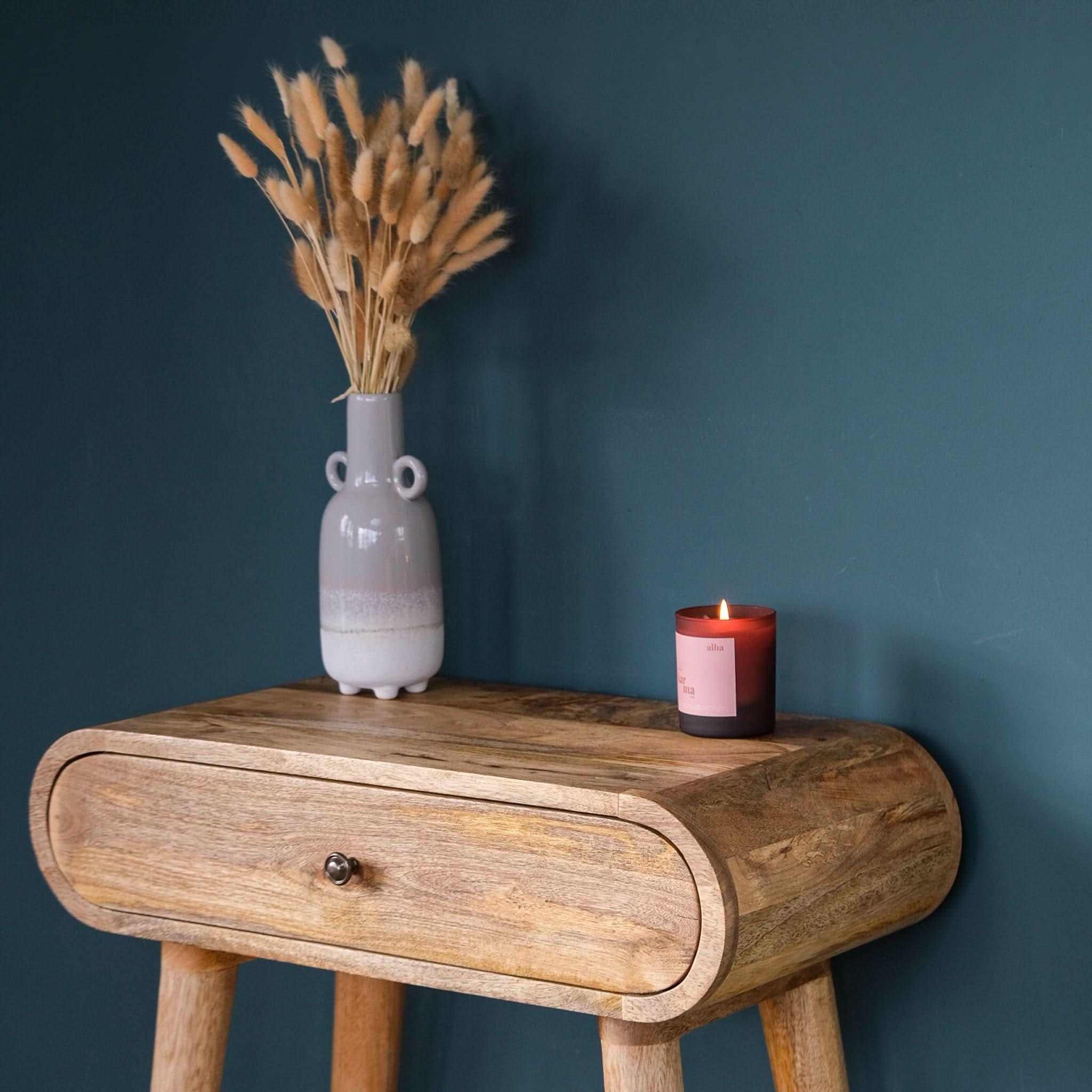 Merrill 1 Drawer Console Table - Natural Console Tables - Bokel Home