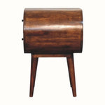 Merrill 2 Drawer Bedside Table, Large - Chestnut Bedside Tables - Bokel Home