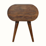 Merrill 2 Drawer Bedside Table, Medium - Chestnut Bedside Tables - Bokel Home