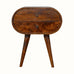 Merrill 2 Drawer Bedside Table, Medium - Chestnut Bedside Tables - Bokel Home