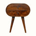 Merrill 2 Drawer Bedside Table, Medium - Chestnut