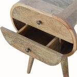 Merrill 2 Drawer Bedside Table, Medium - Natural Bedside Tables - Bokel Home