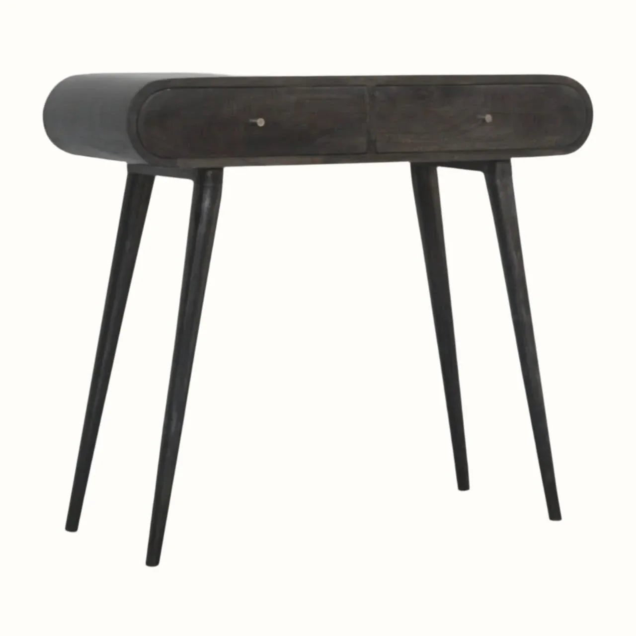 Merrill 2 Drawer Console Table - Ash Black Console Tables - Bokel Home