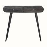 Merrill 2 Drawer Console Table - Ash Black Console Tables - Bokel Home