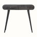 Merrill 2 Drawer Console Table - Ash Black Console Tables - Bokel Home