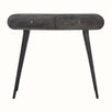 Merrill 2 Drawer Console Table - Ash Black Console Tables - Bokel Home