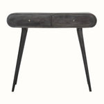 Merrill 2 Drawer Console Table - Ash Black Console Tables - Bokel Home
