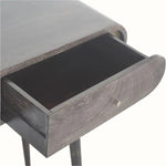 Merrill 2 Drawer Console Table - Ash Black Console Tables - Bokel Home