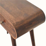 Merrill 2 Drawer Console Table - California Walnut Console Tables - Bokel Home