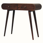 Merrill 2 Drawer Console Table - California Walnut Console Tables - Bokel Home