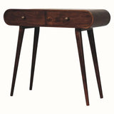 Merrill 2 Drawer Console Table - California Walnut Console Tables - Bokel Home