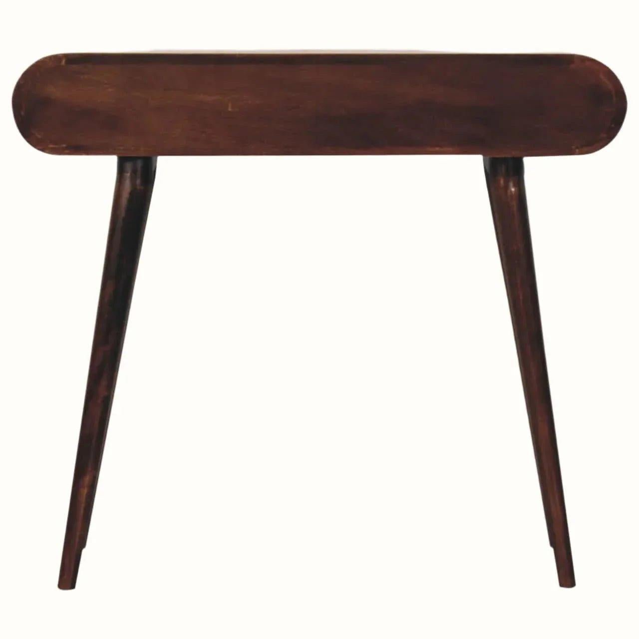 Merrill 2 Drawer Console Table - California Walnut Console Tables - Bokel Home