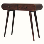 Merrill 2 Drawer Console Table - California Walnut Console Tables - Bokel Home