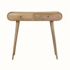 Merrill 2 Drawer Console Table - Natural Console Tables - Bokel Home