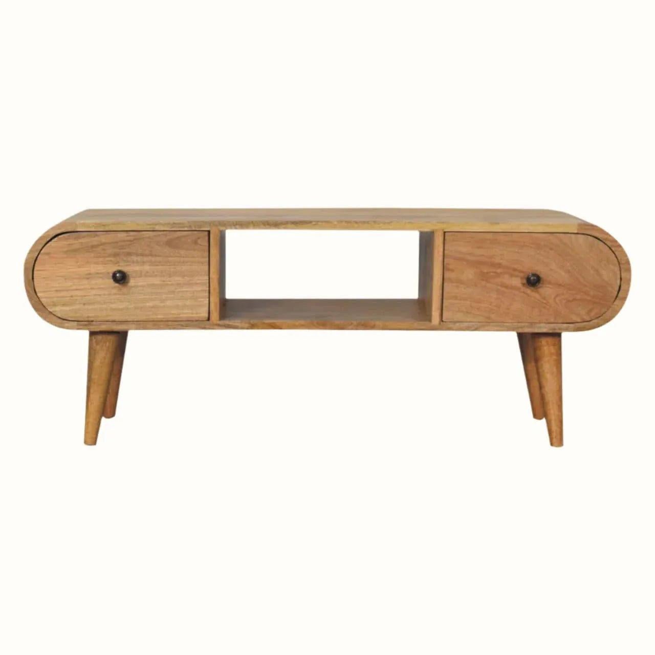 Merrill 2 Drawer Media Unit - Natural TV Stands - Bokel Home