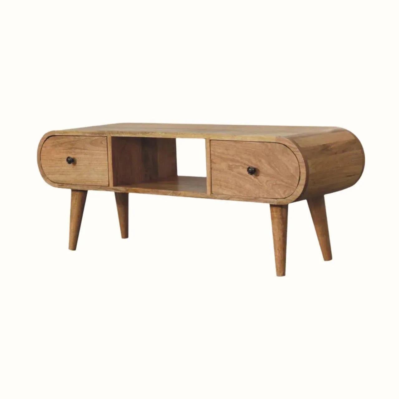 Merrill 2 Drawer Media Unit - Natural TV Stands - Bokel Home