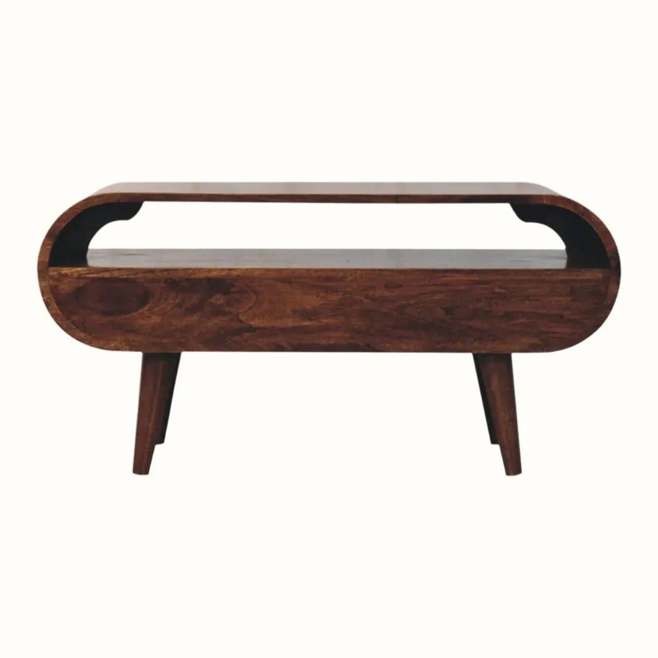 Merrill 2 Drawer TV Stand - California Walnut TV Stands - Bokel Home