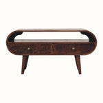 Merrill 2 Drawer TV Stand - California Walnut TV Stands - Bokel Home