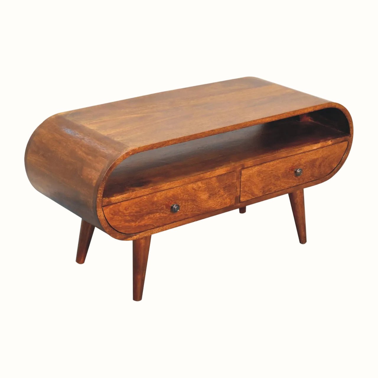 Merrill 2 Drawer TV Stand - Chestnut TV Stands - Bokel Home