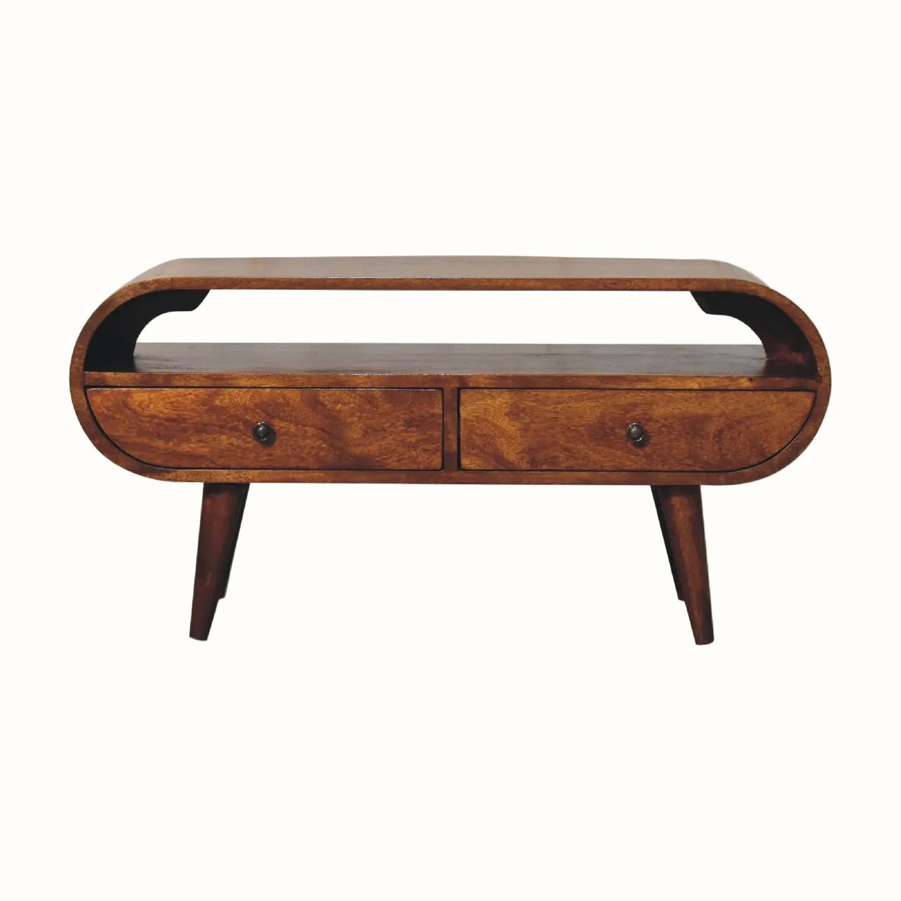 Merrill 2 Drawer TV Stand - Chestnut TV Stands - Bokel Home