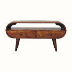 Merrill 2 Drawer TV Stand - Chestnut TV Stands - Bokel Home