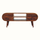 Merrill 4 Drawer Media Unit - Chestnut TV Stands - Bokel Home