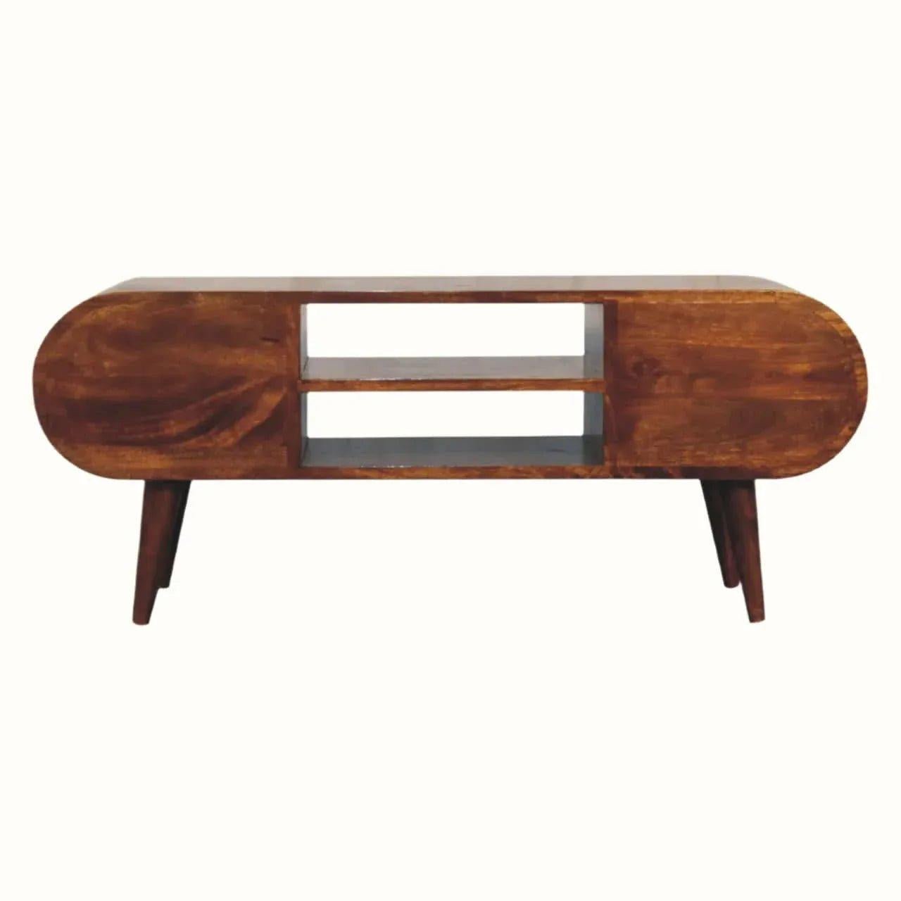 Merrill 4 Drawer Media Unit - Chestnut TV Stands - Bokel Home