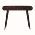 Merrill Dressing Table with Foldable Mirror, Medium - California Walnut Dressing Tables - Bokel Home