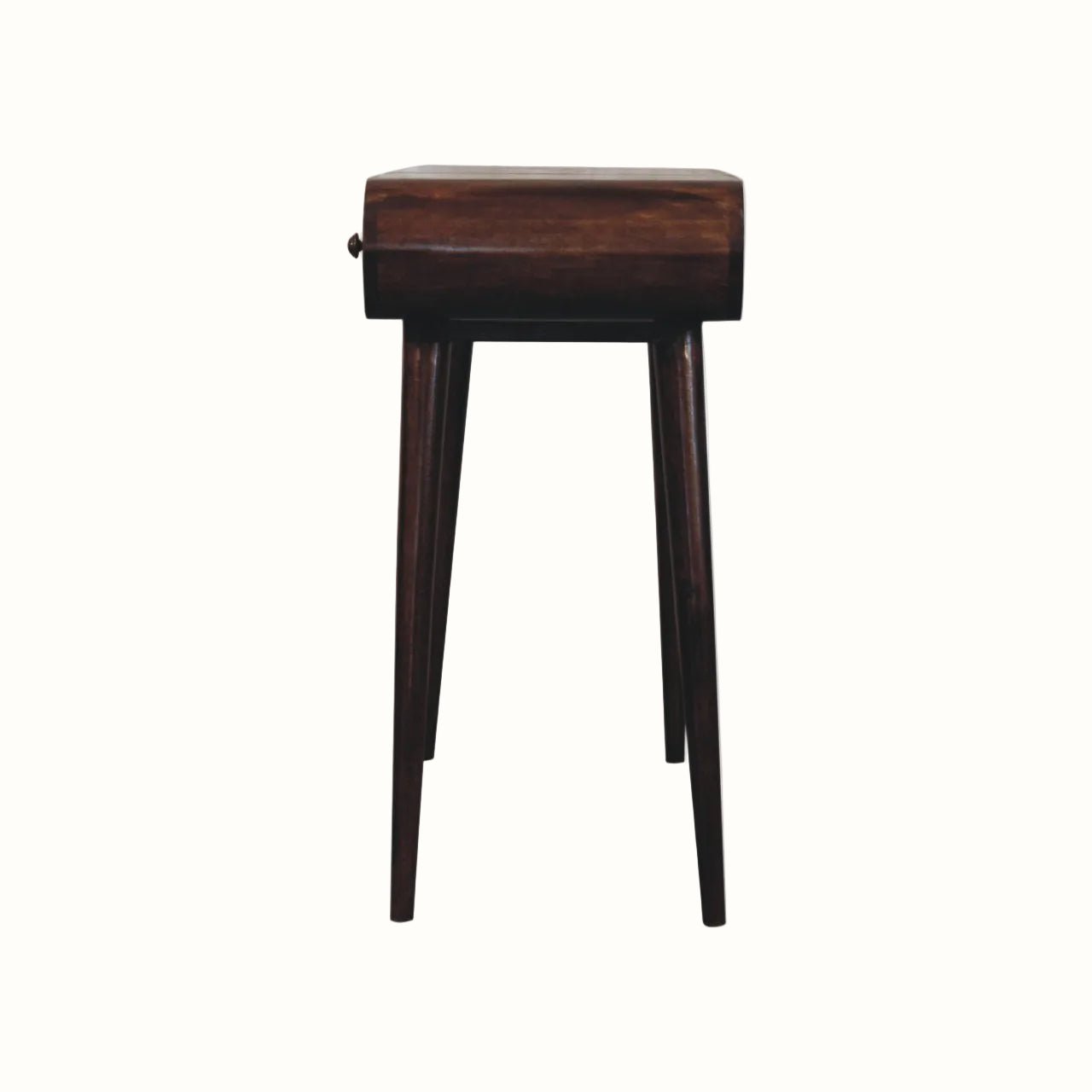 Merrill Dressing Table with Foldable Mirror, Medium - California Walnut Dressing Tables - Bokel Home