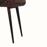 Merrill Dressing Table with Foldable Mirror, Medium - California Walnut Dressing Tables - Bokel Home
