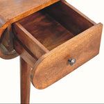 Merrill Dressing Table with Foldable Mirror, Medium - Chestnut Dressing Tables - Bokel Home