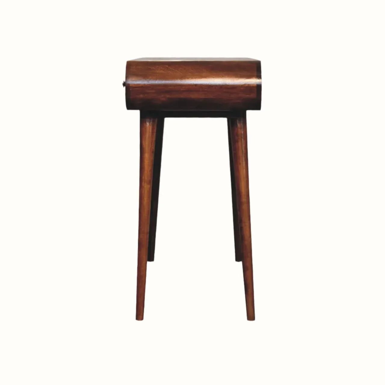 Merrill Dressing Table with Foldable Mirror, Medium - Chestnut Dressing Tables - Bokel Home