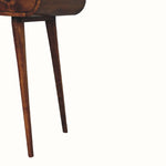 Merrill Dressing Table with Foldable Mirror, Medium - Chestnut Dressing Tables - Bokel Home