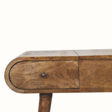 Merrill Dressing Table with Foldable Mirror, Medium - Classic Grey Dressing Tables - Bokel Home