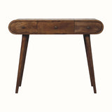 Merrill Dressing Table with Foldable Mirror, Medium - Classic Grey Dressing Tables - Bokel Home