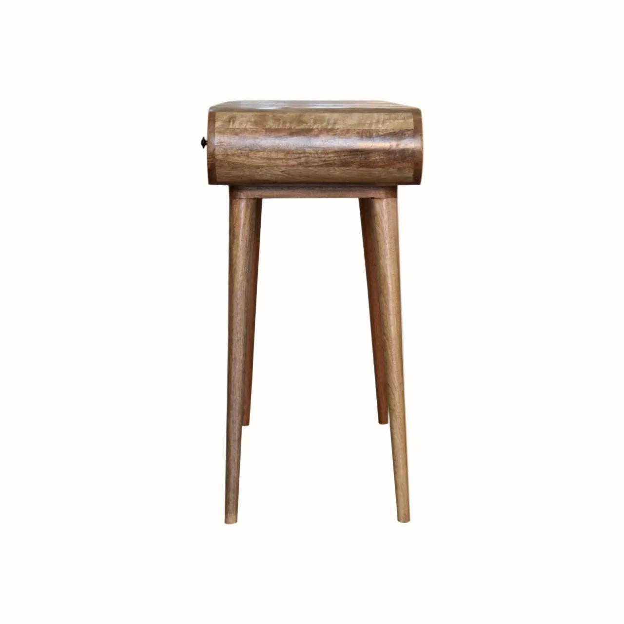 Merrill Dressing Table with Foldable Mirror, Medium - Natural Dressing Tables - Bokel Home