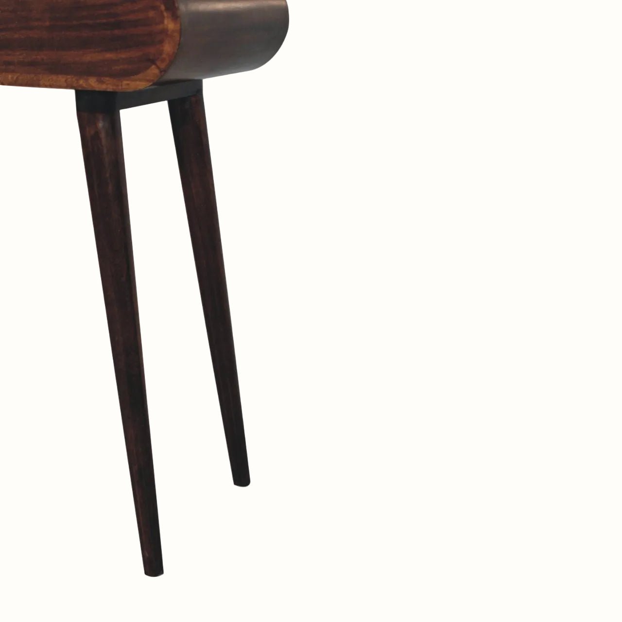 Merrill Dressing Table with Foldable Mirror, Small - California Walnut Dressing Tables - Bokel Home