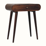Merrill Dressing Table with Foldable Mirror, Small - California Walnut Dressing Tables - Bokel Home