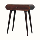 Merrill Dressing Table with Foldable Mirror, Small - California Walnut Dressing Tables - Bokel Home